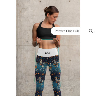 Yoga Pilates Exercise Stylish Fun Workout Pants   