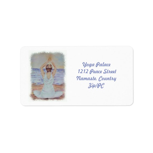 YOGA PLEASE | ADDRESS LABEL (Front)