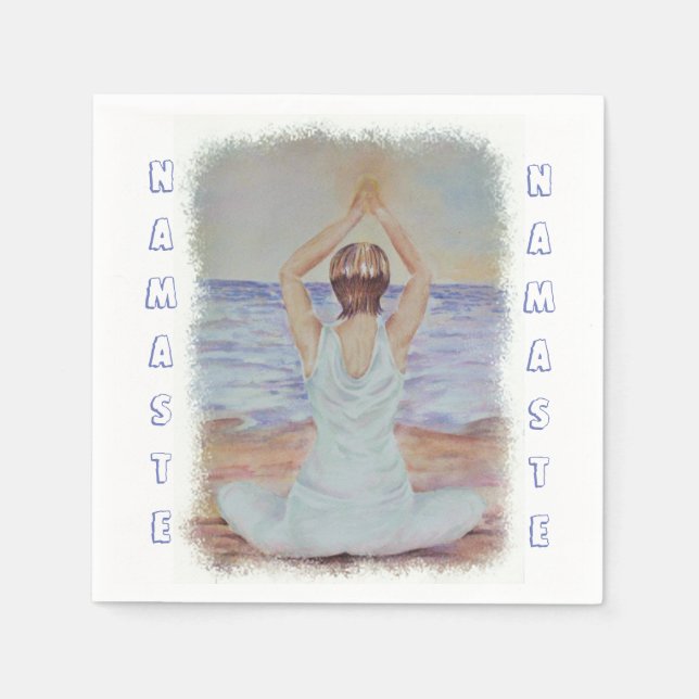 YOGA PLEASE | PAPER NAPKINS (Front)