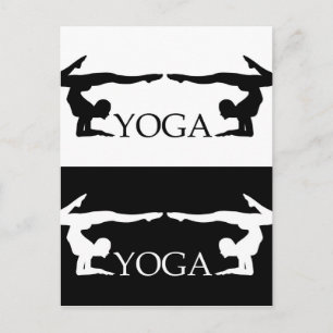 Yoga pose- Advanced level Postcard