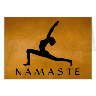 Yoga Pose Black Silhouette Custom Colour Namaste