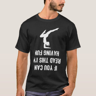 Yoga Pose Exercise Joke Women Men Yogi Yogini Work T-Shirt
