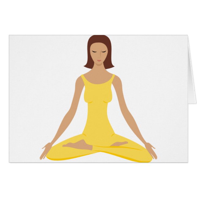 Yoga Pose Girl (Front Horizontal)