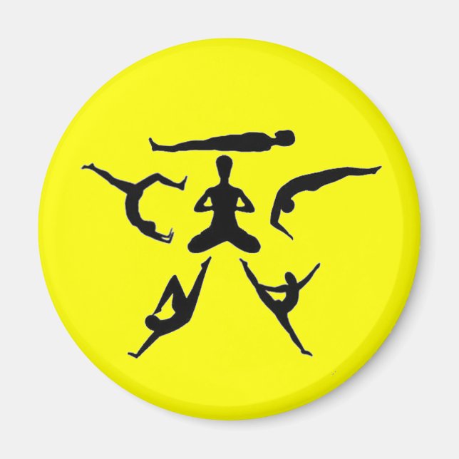 Yoga Pose Magnet (Front)