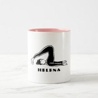 Yoga Pose Personalised Gift Mug for Her