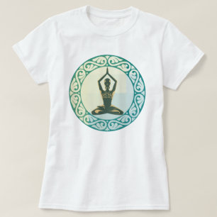 Yoga Pose Sitting Meditation Exercise T-Shirt