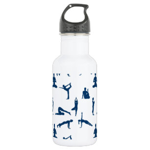 Yoga Poses 532 Ml Water Bottle