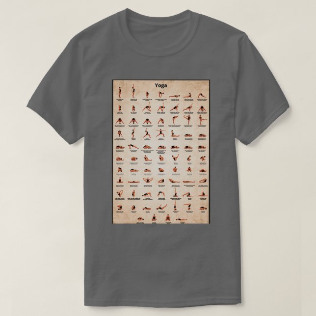 Yoga poses 5 T-Shirt (Design Front)