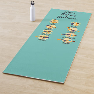 Yoga Poses Before Bed Routine Poses With Times Mat