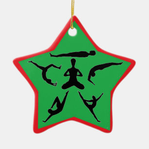 Yoga Poses - Christmas Ornaments