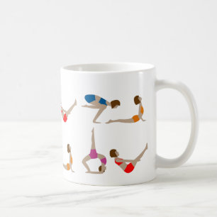 Yoga Poses Coffee Cup Mug