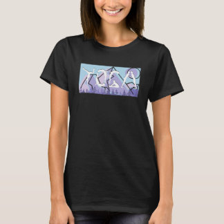 Yoga Poses For Men Women Yoga  Retro Meditation T-Shirt