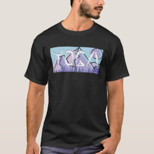 Yoga Poses For Men Women Yoga Retro Meditation T-Shirt