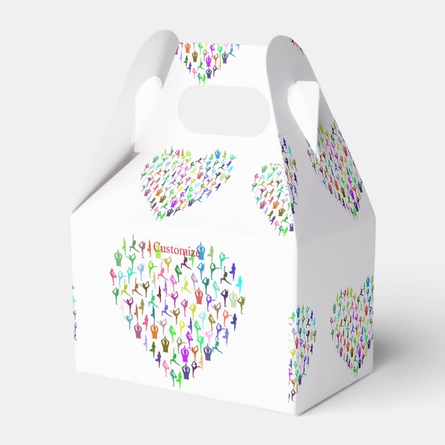 Yoga Poses Heart Thunder_Cove Favour Box (Front Side)