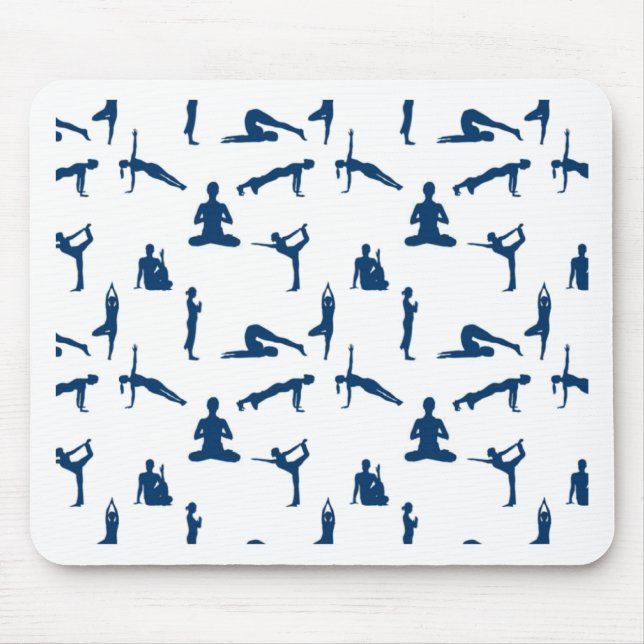 Yoga Poses Mouse Mat (Front)
