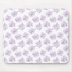 Yoga poses pattern mouse mat