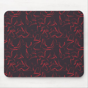 Yoga poses pattern   Yoga seamless pattern 12 Mouse Mat