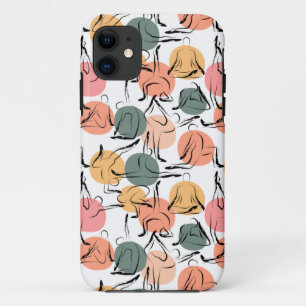 Yoga poses pattern Yoga seamless pattern 13 iPhone 11 Case