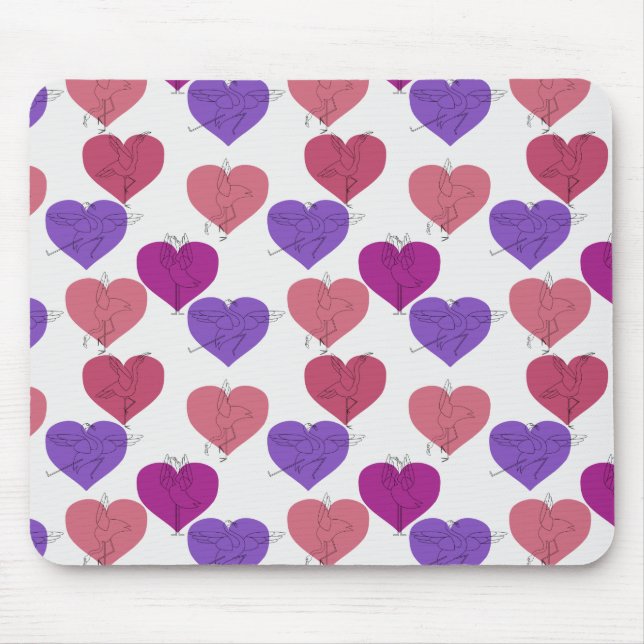 Yoga poses pattern | Yoga seamless pattern 1 Mouse Mat (Front)