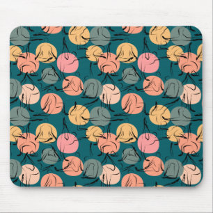 Yoga poses pattern   Yoga seamless pattern 23 Mouse Mat