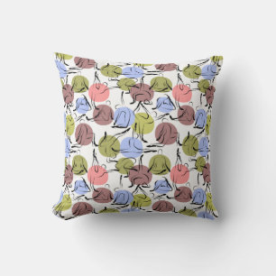 Yoga poses pattern Yoga seamless pattern 25 Cushion