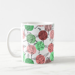 Yoga poses pattern Yoga seamless pattern 30 Coffee Mug