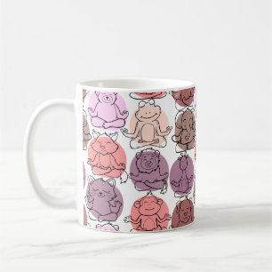Yoga poses pattern   Yoga seamless pattern 31 Coffee Mug