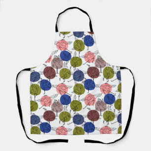 Yoga poses pattern Yoga seamless pattern 34 Apron