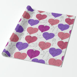 Yoga poses pattern   Yoga seamless pattern 3 Wrapping Paper