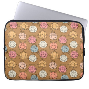 Yoga poses pattern Yoga seamless pattern 43 Laptop Sleeve