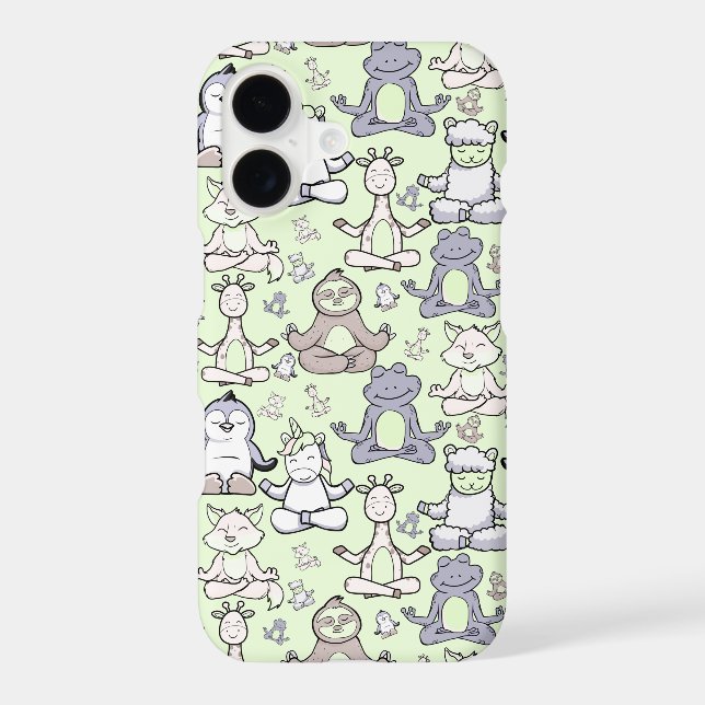 Yoga poses pattern | Yoga seamless pattern 46 (Back)