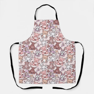 Yoga poses pattern   Yoga seamless pattern 48 Apron