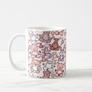 Yoga poses pattern Yoga seamless pattern 48 Coffee Mug