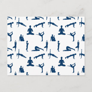 Yoga Poses Postcard