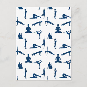 Yoga Poses Postcard