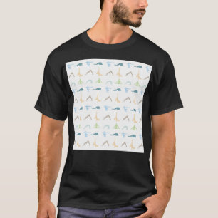 Yoga poses silhouette T-Shirt
