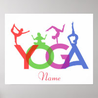 Yoga Poses Silhouettes Thunder_Cove
