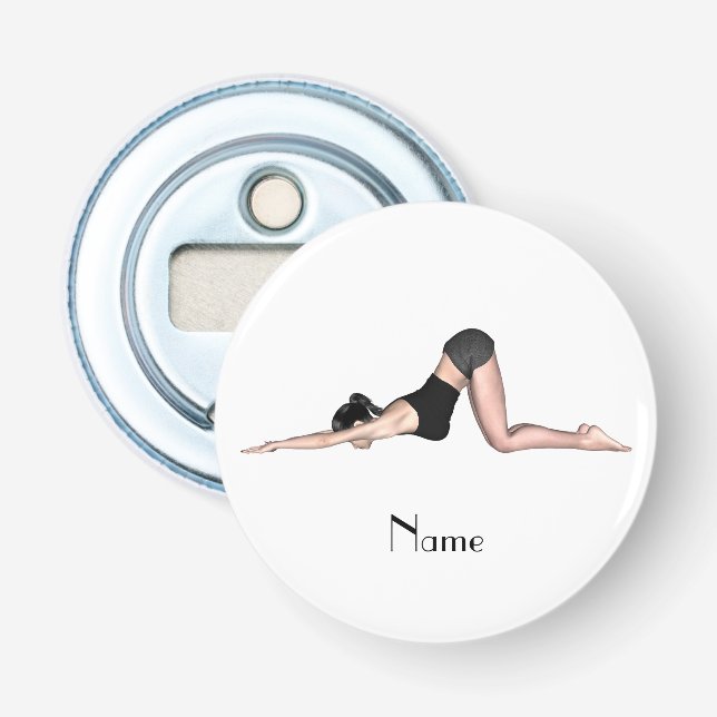 Yoga Poses Thunder_Cove Bottle Opener (Front)