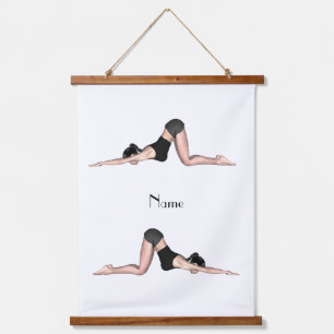Yoga Poses Thunder_Cove  Hanging Tapestry