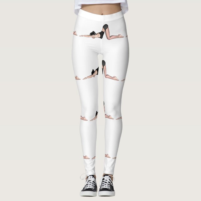 Yoga Poses Thunder_Cove Leggings (Front)