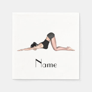 Yoga Poses Thunder_Cove  Napkin