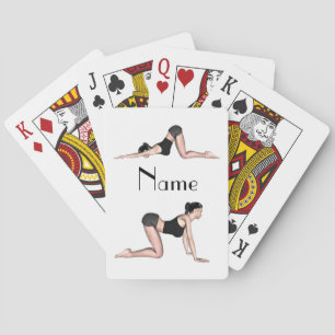 Yoga Poses Thunder_Cove  Playing Cards