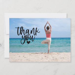 Yoga Position Thank You Card