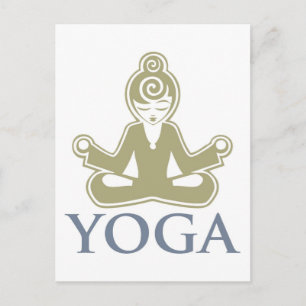 Yoga Postcard