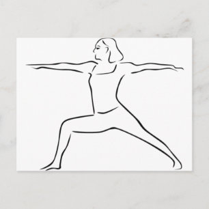 Yoga Postcard