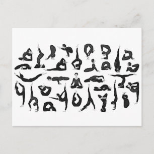 Yoga Postcard