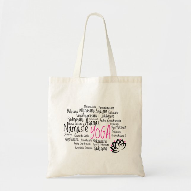 Yoga Practioner's Tote Bag (Front)