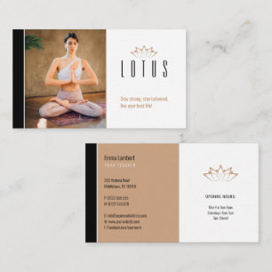 Yoga   Professional Teacher Business Card