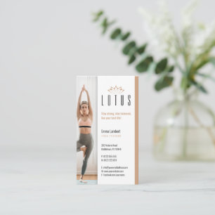 Yoga Professional Teacher Business Card