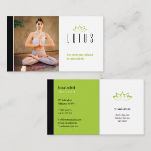 Yoga Professional Teacher Business Card